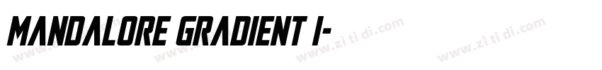 Mandalore Gradient I字体转换